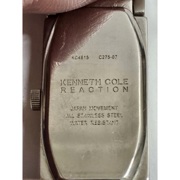 Unique Ladies Kenneth Cole KC4615 Rectangular Quartz Watch New Battery Free Ship main image 10